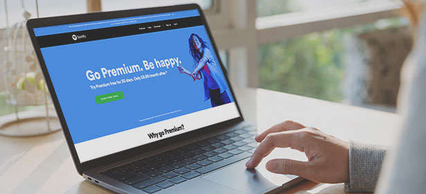 Spotify laptop
