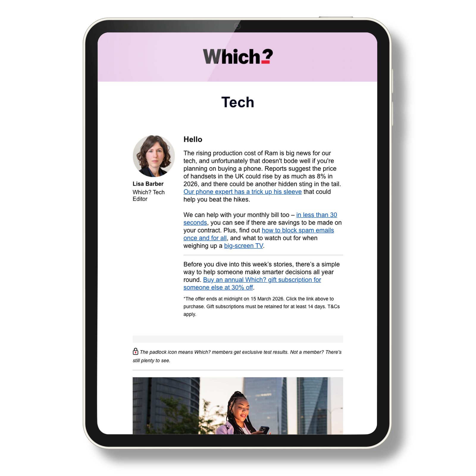 Tech newsletter